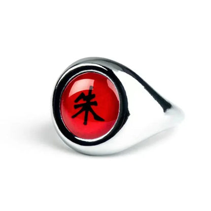 Anime Cosplay Ring Set Akatsuki Itachi Ring for Women Men Metal Finger Jewelry Accessories Cool Best Friend Child Gift